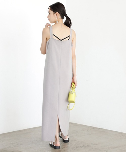 GeeRA(ジーラ)の「アメスリストレッチポンチワンピース(ワンピース・レディース・ブラック/グレー・LARGE/MEDIUM)」の6枚目の写真