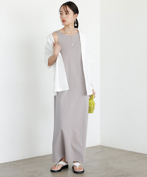 GeeRA(ジーラ)の「アメスリストレッチポンチワンピース(ワンピース・レディース・ブラック/グレー・LARGE/MEDIUM)」の9枚目の写真