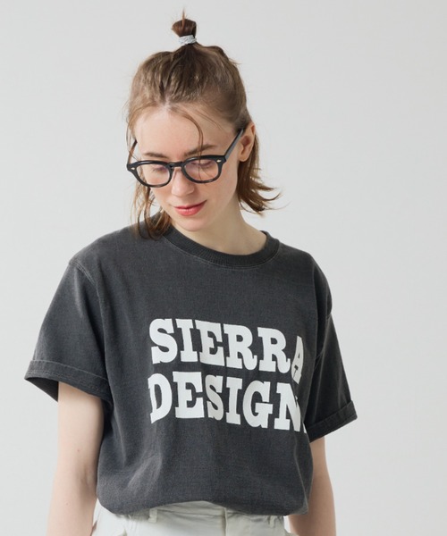 SIERRA DESIGNS(シェラデザイン)の「<Good Onコラボ> USAコットン100% Good On × SIERRA DESIGNS YOU'LL LIKE IT TEE(Tシャツ/カットソー・メンズ・ホワイト/スミクロ/ブラック/グレー/ライトブラウン・MEDIUM/LARGE/X-LARGE/SMALL)」の3枚目の写真