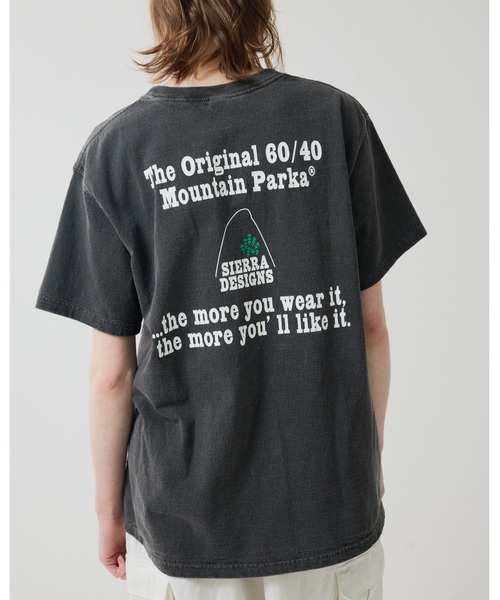 SIERRA DESIGNS(シェラデザイン)の「<Good Onコラボ> USAコットン100% Good On × SIERRA DESIGNS YOU'LL LIKE IT TEE(Tシャツ/カットソー・メンズ・ホワイト/スミクロ/ブラック/グレー/ライトブラウン・MEDIUM/LARGE/X-LARGE/SMALL)」の15枚目の写真