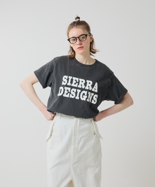 SIERRA DESIGNS(シェラデザイン)の「<Good Onコラボ> USAコットン100% Good On × SIERRA DESIGNS YOU'LL LIKE IT TEE(Tシャツ/カットソー・メンズ・ホワイト/スミクロ/ブラック/グレー/ライトブラウン・MEDIUM/LARGE/X-LARGE/SMALL)」の11枚目の写真