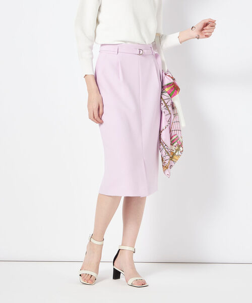 NOLLEY’S Sophi（ノーリーズソフィ）の「ライトダブルクロスベルト付タイトスカート（スカート・レディース・ホワイト/ベビーピンク/グレイッシュベージュ/ブラック・34/38/36）」の11枚目の写真