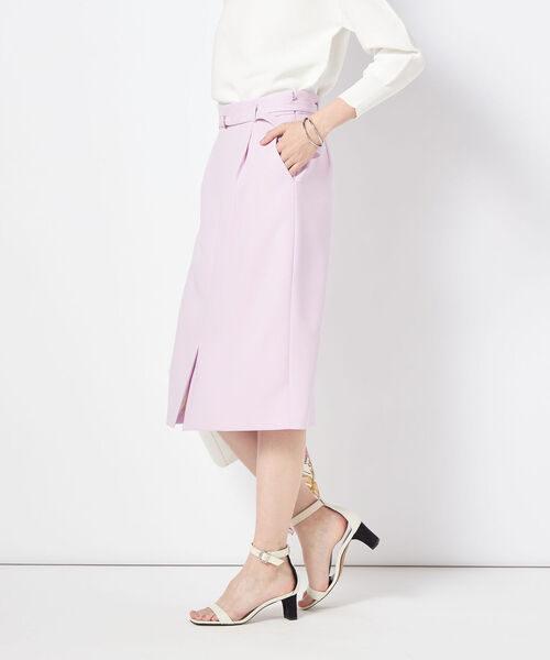 NOLLEY’S Sophi（ノーリーズソフィ）の「ライトダブルクロスベルト付タイトスカート（スカート・レディース・ホワイト/ベビーピンク/グレイッシュベージュ/ブラック・34/38/36）」の13枚目の写真