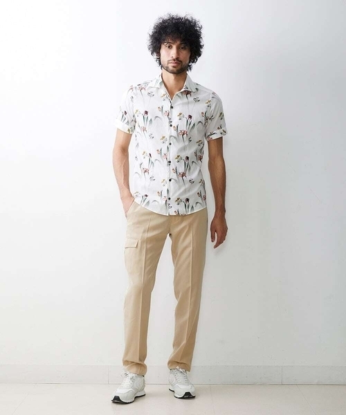 MICHEL KLEIN HOMME (ミッシェルクランオム)の「《日本製》リバティ半袖シャツ(シャツ/ブラウス・メンズ・ホワイト/ライトブルー/ブルー・X-LARGE/MEDIUM/LARGE)」の12枚目の写真
