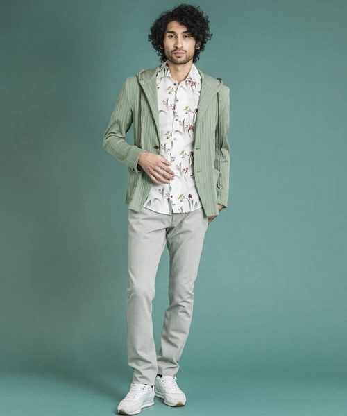MICHEL KLEIN HOMME (ミッシェルクランオム)の「《日本製》リバティ半袖シャツ(シャツ/ブラウス・メンズ・ホワイト/ライトブルー/ブルー・X-LARGE/MEDIUM/LARGE)」の11枚目の写真