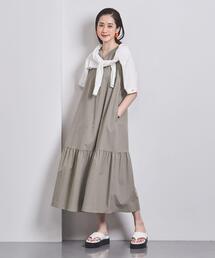 UNITED ARROWS | キーネック マキシワンピース(ワンピース)