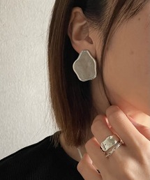 tone（トーン）の「【KuKuLu TOKYO】ニュアンス モチーフ メタル×アクリル ピアス（ピアス（両耳用））」