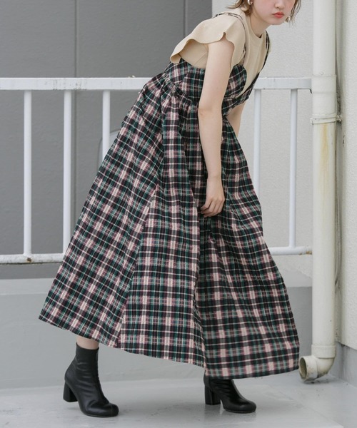 KBF（ケイビーエフ）の「マキシキャミワンピース（ワンピース・レディース・ブラック/イエロー/ブルー系その他・ONE）」の9枚目の写真