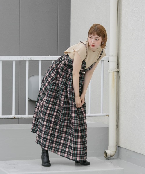 KBF（ケイビーエフ）の「マキシキャミワンピース（ワンピース・レディース・ブラック/イエロー/ブルー系その他・ONE）」の10枚目の写真