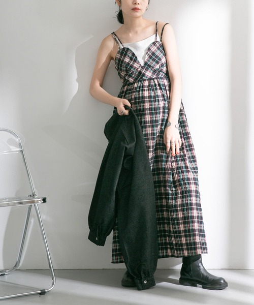 KBF（ケイビーエフ）の「マキシキャミワンピース（ワンピース・レディース・ブラック/イエロー/ブルー系その他・ONE）」の15枚目の写真