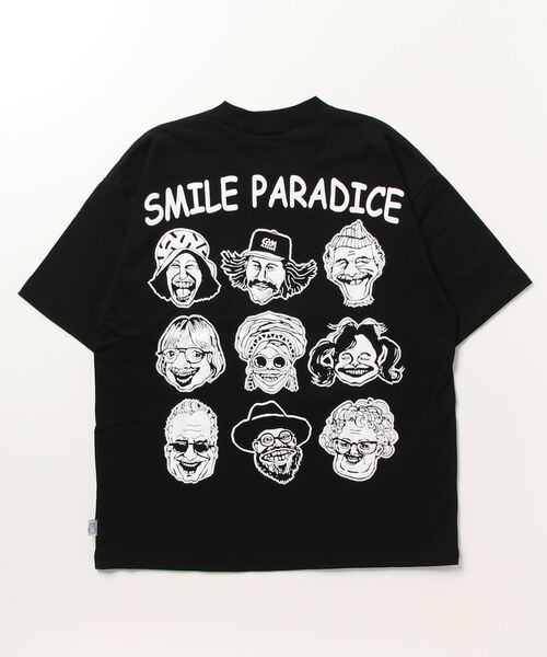 gym master(ジムマスター)の「7.4oz SMILE PARADICEビッグTEE(Tシャツ/カットソー・メンズ・ベージュ/ホワイト/ブラック/ミント/マスタード・SMALL/MEDIUM/LARGE/X-LARGE)」の6枚目の写真