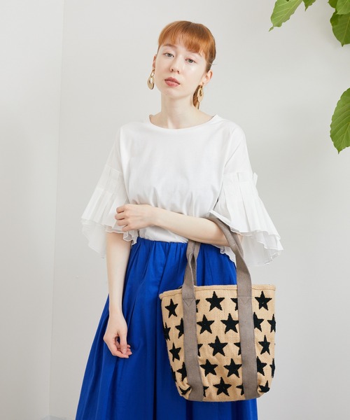 CONTROL FREAK / CTFK(コントロールフリーク)の「CONTROL FREAK スタートートBAG(かごバッグ・レディース・アイボリー/ブラック・FREE)」の8枚目の写真