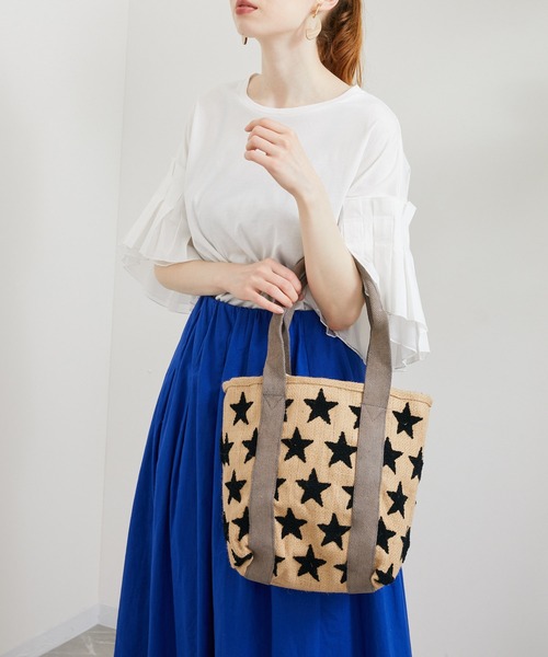 CONTROL FREAK / CTFK(コントロールフリーク)の「CONTROL FREAK スタートートBAG(かごバッグ・レディース・アイボリー/ブラック・FREE)」の10枚目の写真