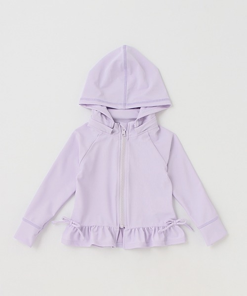 petit main(プティマイン)の「フリルラッシュガード(水着・キッズ・ライトピンク/ラベンダー/オフホワイト・80cm/120cm/110cm/130cm/90cm/100cm)」の13枚目の写真