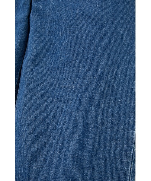 新品タグ付き MOUSSY コットン リネン ワイド デニムパンツ 濃紺 W25 新品タグ付き MOUSSY コットン リネン ワイド デニムパンツ 濃紺
