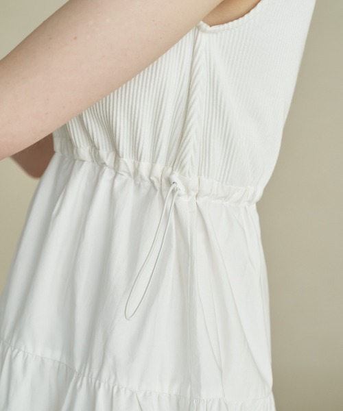 hinari(ヒナリ)の「サマーティアードワンピース(ワンピース・レディース・ブラック/ホワイト・FREE/SMALL)」の18枚目の写真