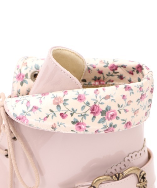 axes femme(アクシーズファム)の「レースアップレインブーツ(レインシューズ・レディース・ネイビー/ピンク・LARGE/MEDIUM)」の18枚目の写真