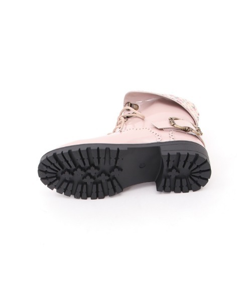 axes femme(アクシーズファム)の「レースアップレインブーツ(レインシューズ・レディース・ネイビー/ピンク・LARGE/MEDIUM)」の21枚目の写真
