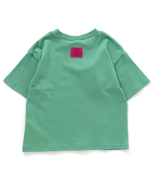 BREEZE（ブリーズ）の「フルーツカレッジTシャツ（Tシャツ/カットソー・キッズ・ピンク/ターコイズブルー/イエロー/グレー/グリーン・80/90/100/110/120/130/140）」の8枚目の写真