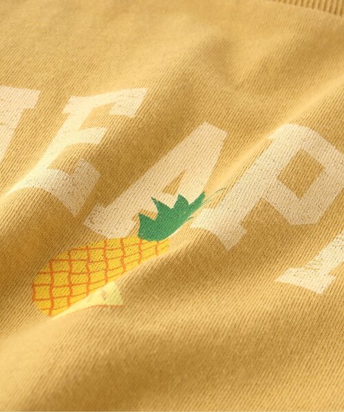 BREEZE（ブリーズ）の「フルーツカレッジTシャツ（Tシャツ/カットソー・キッズ・ピンク/ターコイズブルー/イエロー/グレー/グリーン・80/90/100/110/120/130/140）」の16枚目の写真