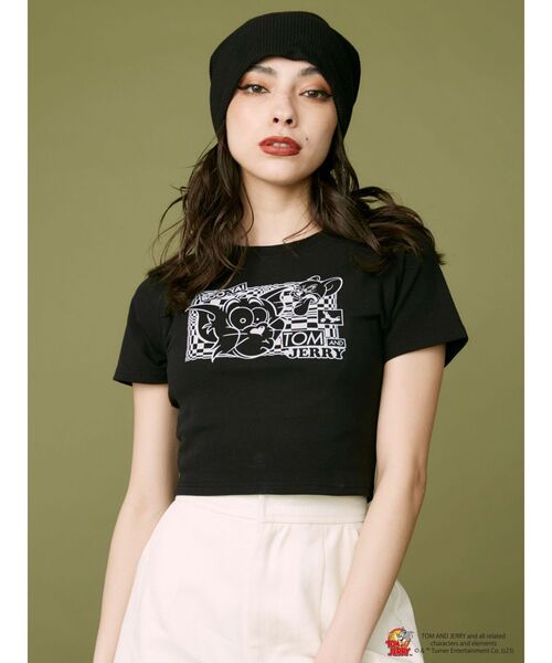 EVRIS(エヴリス)の「10周年記念【ワーナーコラボ】プリントショートTシャツ(Tシャツ/カットソー・レディース・ブラック/ホワイト・FREE)」の8枚目の写真