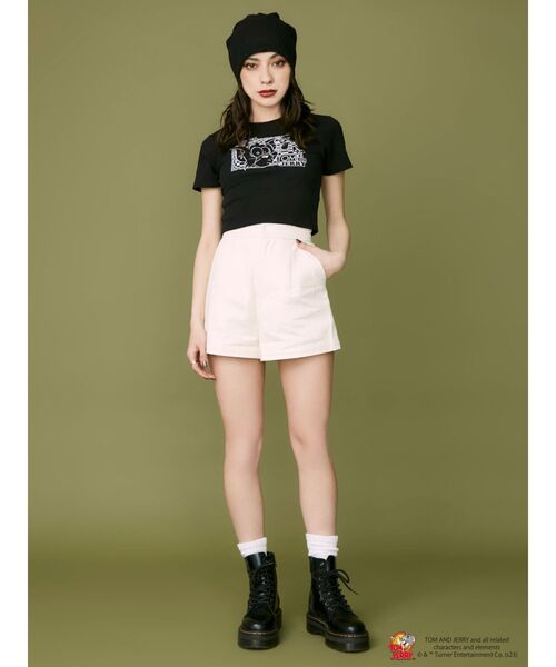 EVRIS(エヴリス)の「10周年記念【ワーナーコラボ】プリントショートTシャツ(Tシャツ/カットソー・レディース・ブラック/ホワイト・FREE)」の11枚目の写真