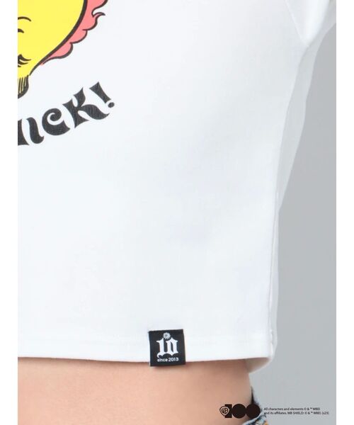 EVRIS(エヴリス)の「10周年記念【ワーナーコラボ】プリントショートTシャツ(Tシャツ/カットソー・レディース・ブラック/ホワイト・FREE)」の19枚目の写真