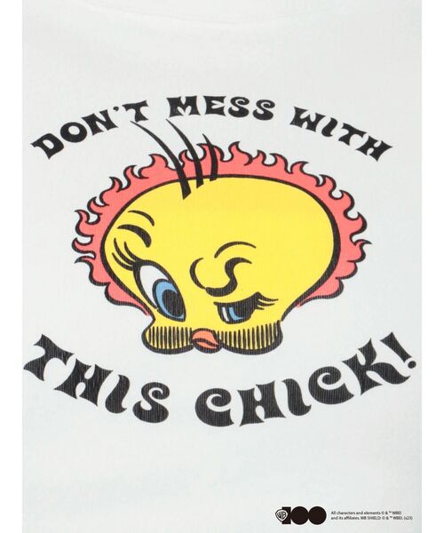 EVRIS(エヴリス)の「10周年記念【ワーナーコラボ】プリントショートTシャツ(Tシャツ/カットソー・レディース・ブラック/ホワイト・FREE)」の22枚目の写真