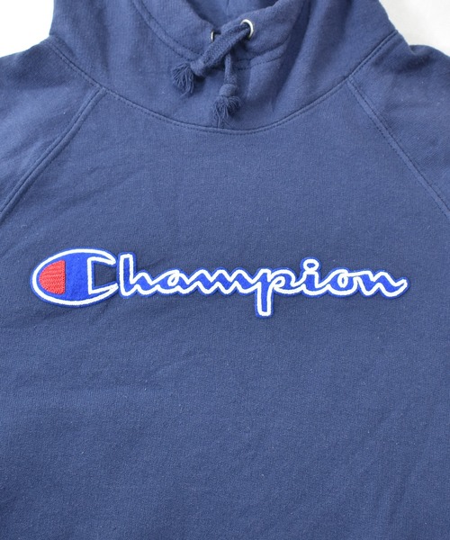 Champion（チャンピオン）の「【ヴィンテージ古着】Champion / チャンピオン フロントロゴ スウェットパーカー（パーカー・メンズ・ネイビー・MEDIUM）」の8枚目の写真