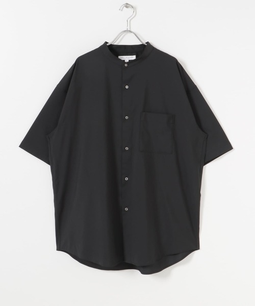 URBAN RESEARCH（アーバンリサーチ）の「『吸水速乾/接触冷感/UVカット』DryCoolバンドオーバーショートスリーブシャツ（シャツ/ブラウス・メンズ・グレー系その他/ブラック/ベージュ・LARGE/MEDIUM）」の19枚目の写真