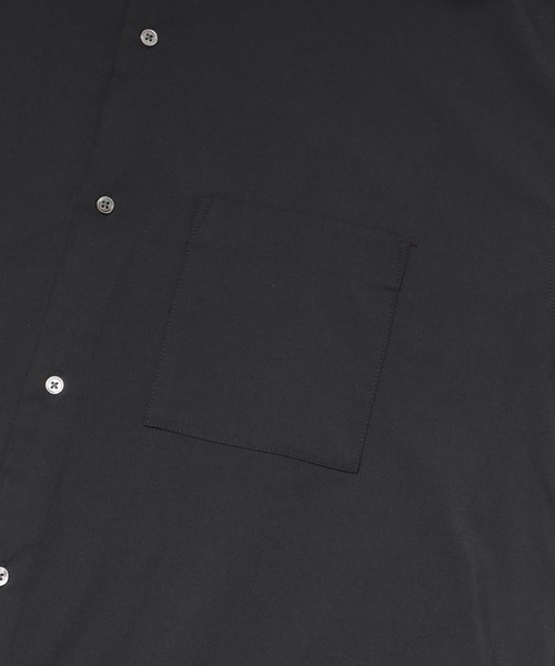 URBAN RESEARCH（アーバンリサーチ）の「『吸水速乾/接触冷感/UVカット』DryCoolバンドオーバーショートスリーブシャツ（シャツ/ブラウス・メンズ・グレー系その他/ブラック/ベージュ・LARGE/MEDIUM）」の12枚目の写真