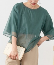 Le temps riche | オーガンジーレイヤードＴシャツ ＜Le temps riche＞(Tシャツ/カットソー)