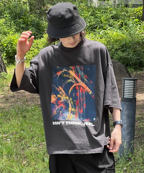 kutir(クティール)の「オーバーサイズアソートTシャツ(Tシャツ/カットソー・メンズ・チャコールグレー/ブラック/ホワイト/オフホワイト/ダークグレー/スミクロ・MEDIUM/LARGE)」の6枚目の写真