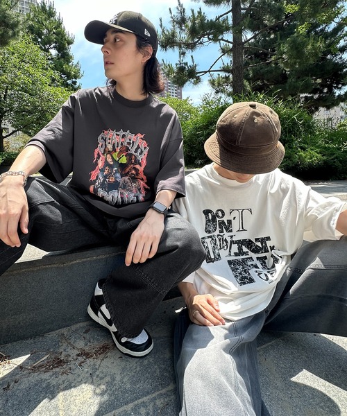 kutir(クティール)の「オーバーサイズアソートTシャツ(Tシャツ/カットソー・メンズ・チャコールグレー/ブラック/ホワイト/オフホワイト/ダークグレー/スミクロ・MEDIUM/LARGE)」の21枚目の写真