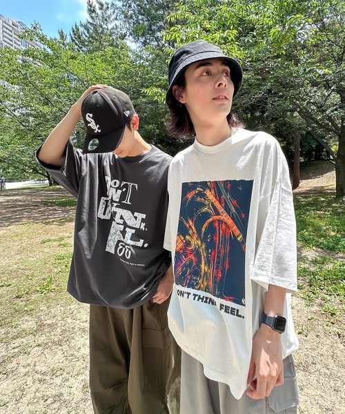 kutir(クティール)の「オーバーサイズアソートTシャツ(Tシャツ/カットソー・メンズ・チャコールグレー/ブラック/ホワイト/オフホワイト/ダークグレー/スミクロ・MEDIUM/LARGE)」の15枚目の写真