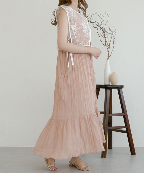 Ambre Ciel(アンブルシエル)の「透かし柄ベスト/WEB/EC限定商品(ベスト・レディース・オフホワイト/ブラック・FREE)」の17枚目の写真