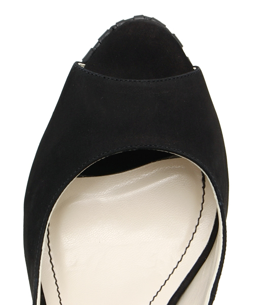 WERNER（ワーナー）の「【WERNER】オープントゥパンプス（サンダル・レディース・ホワイト/ブラック/サンドベージュ・37/36/38）」の5枚目の写真