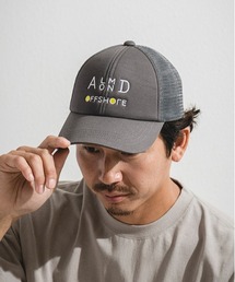 OFFSHORE（オフショア）の「【コラボ企画】OS×AD LOGOCAP/オフショア×アーモンド メッシュキャップ（キャップ）」
