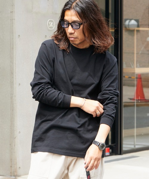 LIFEMAX/ライフマックス 5.6オンスハイグレード クルーネック ロングスリーブTシャツ　無地Tシャツ ロンT カットソー 長袖 2026年春夏春服 夏服
