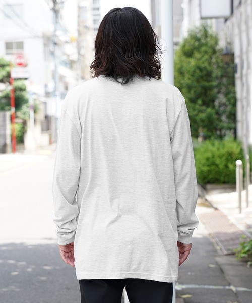 LIFEMAX(ライフマックス)の「▲LIFEMAX/ライフマックス 5.6オンスハイグレード クルーネック ロングスリーブTシャツ 無地Tシャツ ロンT カットソー 長袖 秋 秋服 2026年秋冬(Tシャツ/カットソー・メンズ・ホワイト/バーガンディー/ネイビー/アッシュ/グリーン/ブラック・M/L/XL/S/XS)」の8枚目の写真