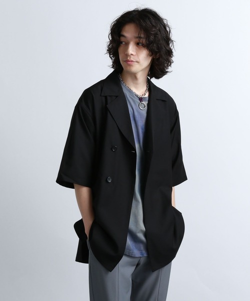 HARE（ハレ）の「ベルトデザインシャツジャケット(HARE)（シャツ