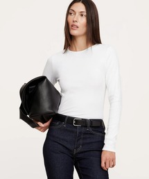 Banana Republic（バナナリパブリック）の「リブ ロングスリーブ クルーネックTシャツ（Tシャツ/カットソー）」