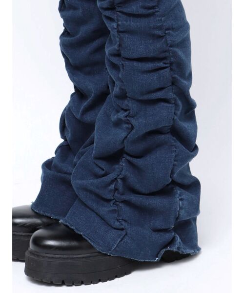 jouetie（ジュエティ）の「ギャザーフレアパンツ（その他パンツ・レディース・ブルー/ブラック/クリア・SMALL/MEDIUM）」の17枚目の写真