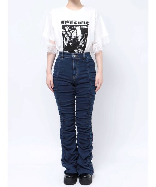 jouetie（ジュエティ）の「ギャザーフレアパンツ（その他パンツ）」 - WEAR