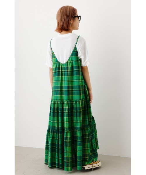 RODEO CROWNS WIDE BOWL（ロデオクラウンズワイドボウル）の「チェックキャミワンピース&TシャツSET（ワンピース・レディース・グリーン系その他/レッド系その他/マルチ/オレンジ系その他・FREE）」の15枚目の写真