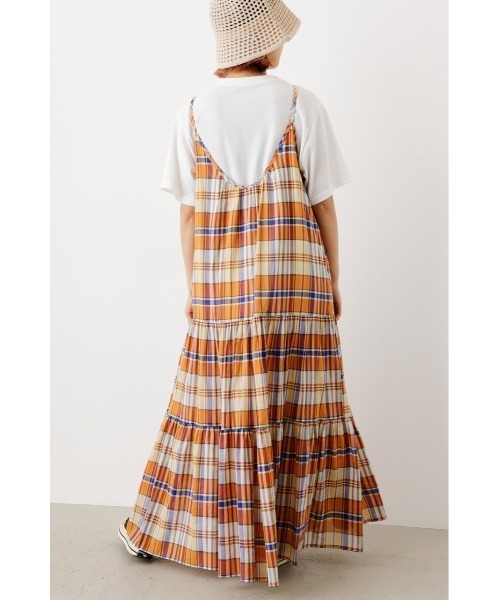 RODEO CROWNS WIDE BOWL（ロデオクラウンズワイドボウル）の「チェックキャミワンピース&TシャツSET（ワンピース・レディース・グリーン系その他/レッド系その他/マルチ/オレンジ系その他・FREE）」の13枚目の写真