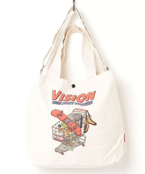 VISION STREET WEAR(ヴィジョンストリートウェア)の「VISION キャンバス2wayトートバッグ(トートバッグ・レディース・A/B/D/C・FREE)」の9枚目の写真