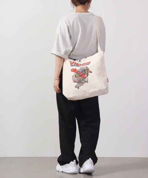 VISION STREET WEAR(ヴィジョンストリートウェア)の「VISION キャンバス2wayトートバッグ(トートバッグ・レディース・A/B/D/C・FREE)」の12枚目の写真