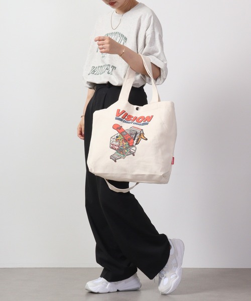 VISION STREET WEAR(ヴィジョンストリートウェア)の「VISION キャンバス2wayトートバッグ(トートバッグ・レディース・A/B/D/C・FREE)」の15枚目の写真