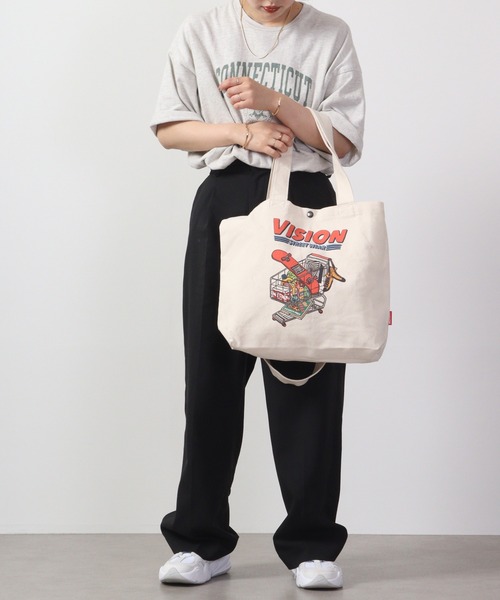 VISION STREET WEAR(ヴィジョンストリートウェア)の「VISION キャンバス2wayトートバッグ(トートバッグ・レディース・A/B/D/C・FREE)」の13枚目の写真
